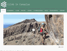 Tablet Screenshot of climbincanarias.com